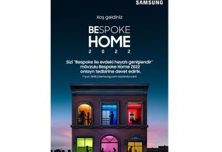 Samsung Electronics Sizi Bespoke Home 2022 Tədbirinə Yaşam İmkanlarınızı Genişdirməyə Dəvət Edir