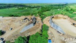В Азербайджане продолжается строительство дороги Шюкюрбейли-Джабраил-Гадрут (ФОТО)