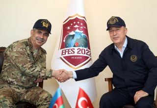 Состоялась встреча министров обороны Азербайджана и Турции (ФОТО/ВИДЕО)