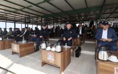 Президент Турции посетил учения с участием азербайджанских военнослужащих (ФОТО)