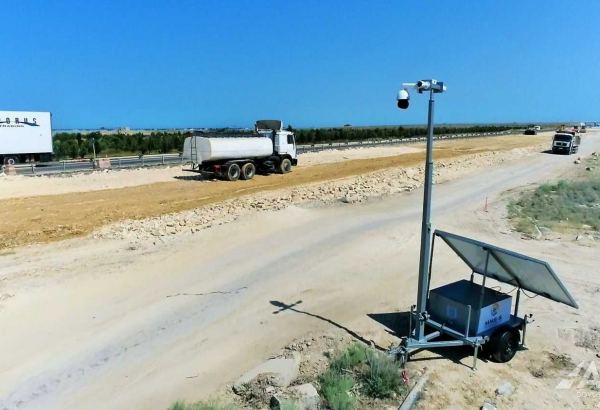 На дорогах Ахмедбейли-Физули-Шуша и Физули-Агдам установлены мобильные системы видеонаблюдения (ФОТО/ВИДЕО)