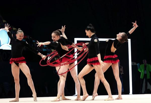 Команда в групповых упражнениях по художественной гимнастике заняла лидирующую позицию в рейтинге азербайджанских спортсменов (ФОТО)