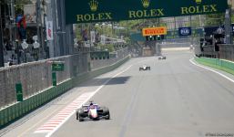 Formula 2 training session starts as part of Formula 1 Azerbaijan Grand Prix (PHOTO)