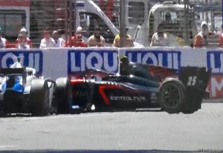 Race cars crash in main Formula 2 race in Azerbaijan’s Baku (PHOTO)