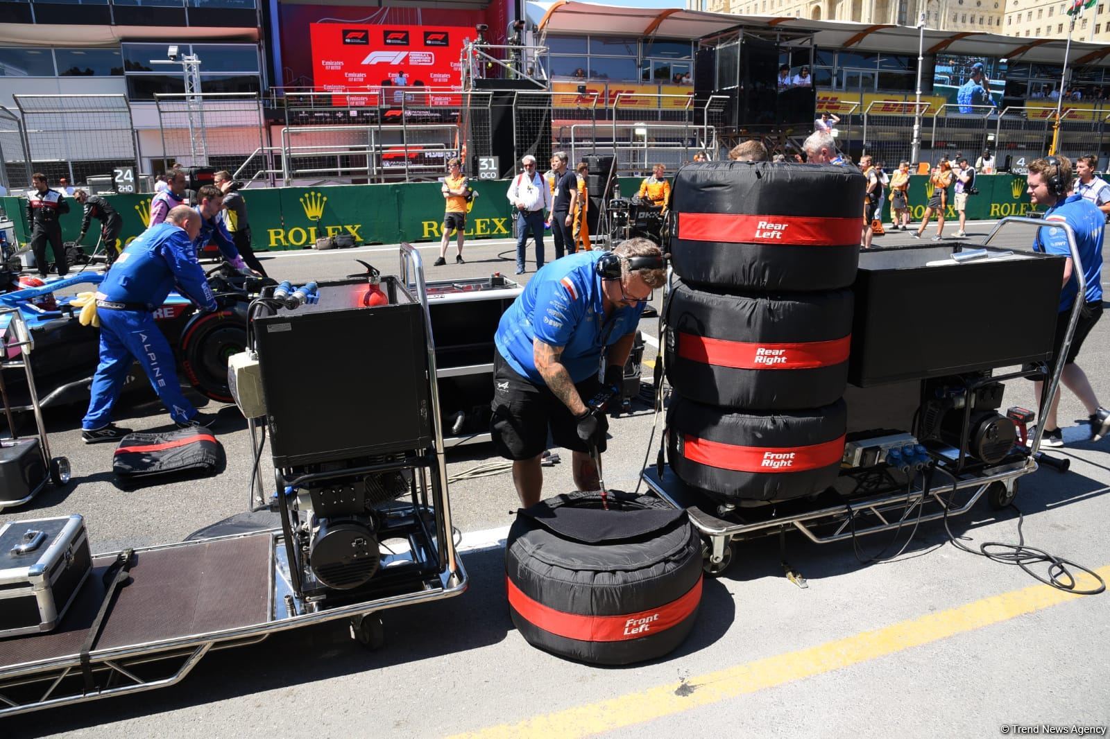 Final race of Formula 1 Azerbaijan Grand Prix takes palce in Baku  (PHOTO)