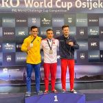 Azərbaycan gimnastları Xorvatiyada Dünya Kubokunda bürünc medallar qazanıb (FOTO)