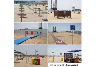 Образцовые общественные пляжи в Баку готовы к летнему сезону (ФОТО)
