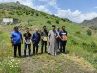 Члены албано-удинской христианской религиозной общины посетили Лачин (ФОТО)