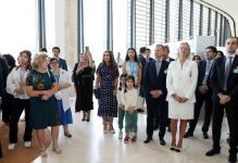 Вице-президент Фонда Гейдара Алиева Лейла Алиева приняла участие в открытии выставки «Мои моря, мои океаны» в Женеве (ФОТО)