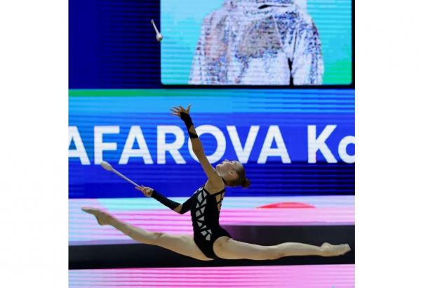 Gimnastımız İsraildə keçirilən Avropa çempionatında bürünc medal qazanıb (FOTO)
