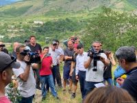 Началась поездка известных зарубежных путешественников на освобожденные территории Азербайджана (ФОТО)