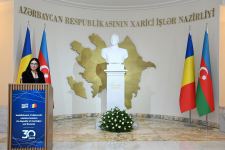 В Баку отметили 30-летие азербайджано-румынских дипотношений (ФОТО/ВИДЕО)