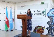 Vice-president of Heydar Aliyev Foundation Leyla Aliyeva attends inauguration of “My Seas, My Oceans” exhibition in Geneva (PHOTO)