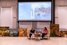 YARAT организовал встречу с художницей Лятафет Мамедовой: Живопись - это моя душа! (ФОТО)