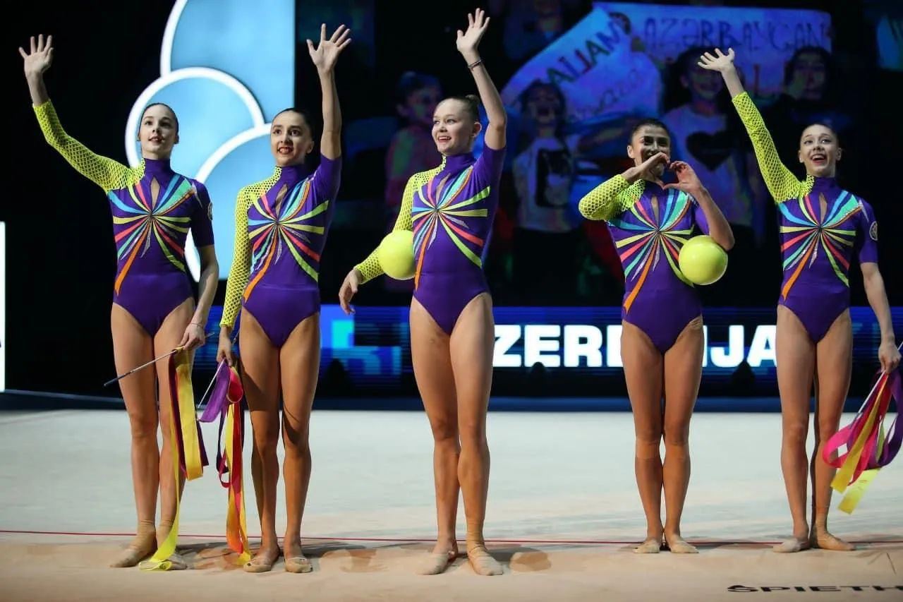 Еще одна медаль команды Азербайджана на Чемпионате Европы по художественной гимнастике в Израиле