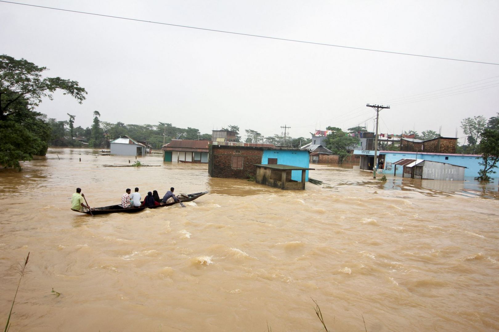 Monsoon rains kill dozens, millions stranded in Bangladesh and India