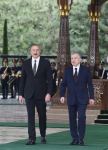 Official welcome ceremony held for President Ilham Aliyev in Tashkent (PHOTO/VIDEO)