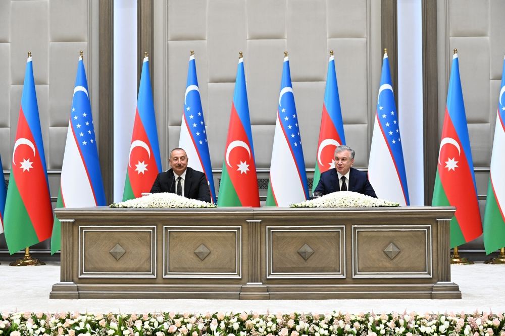 Состоялось подписание азербайджано-узбекских документов (ФОТО/ВИДЕО)