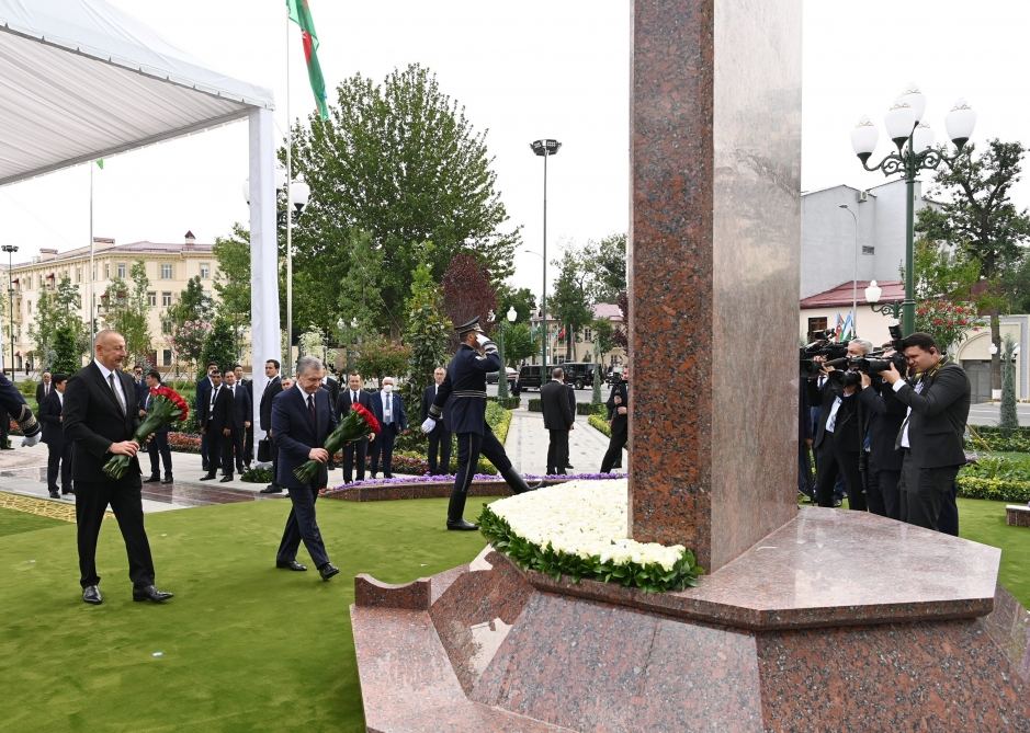 President of Azerbaijan Ilham Aliyev and President of Uzbekistan Shavkat Mirziyoyev attend opening of Heydar Aliyev Square in Tashkent (PHOTO/VIDEO)