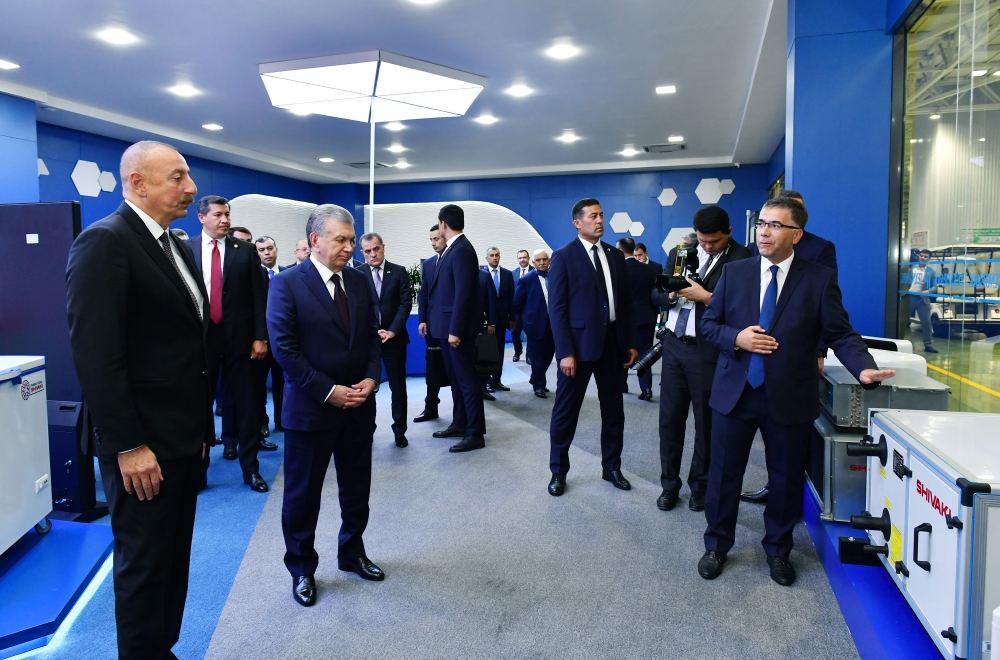 Президент Ильхам Алиев и Президент Шавкат Мирзиёев ознакомились с работой ООО "TEXNOPARK" в Ташкенте (ФОТО/ВИДЕО)