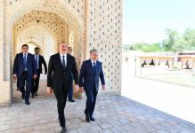 President Ilham Aliyev views Nurullaboy Palace Complex in city Khiva (PHOTO/VIDEO)