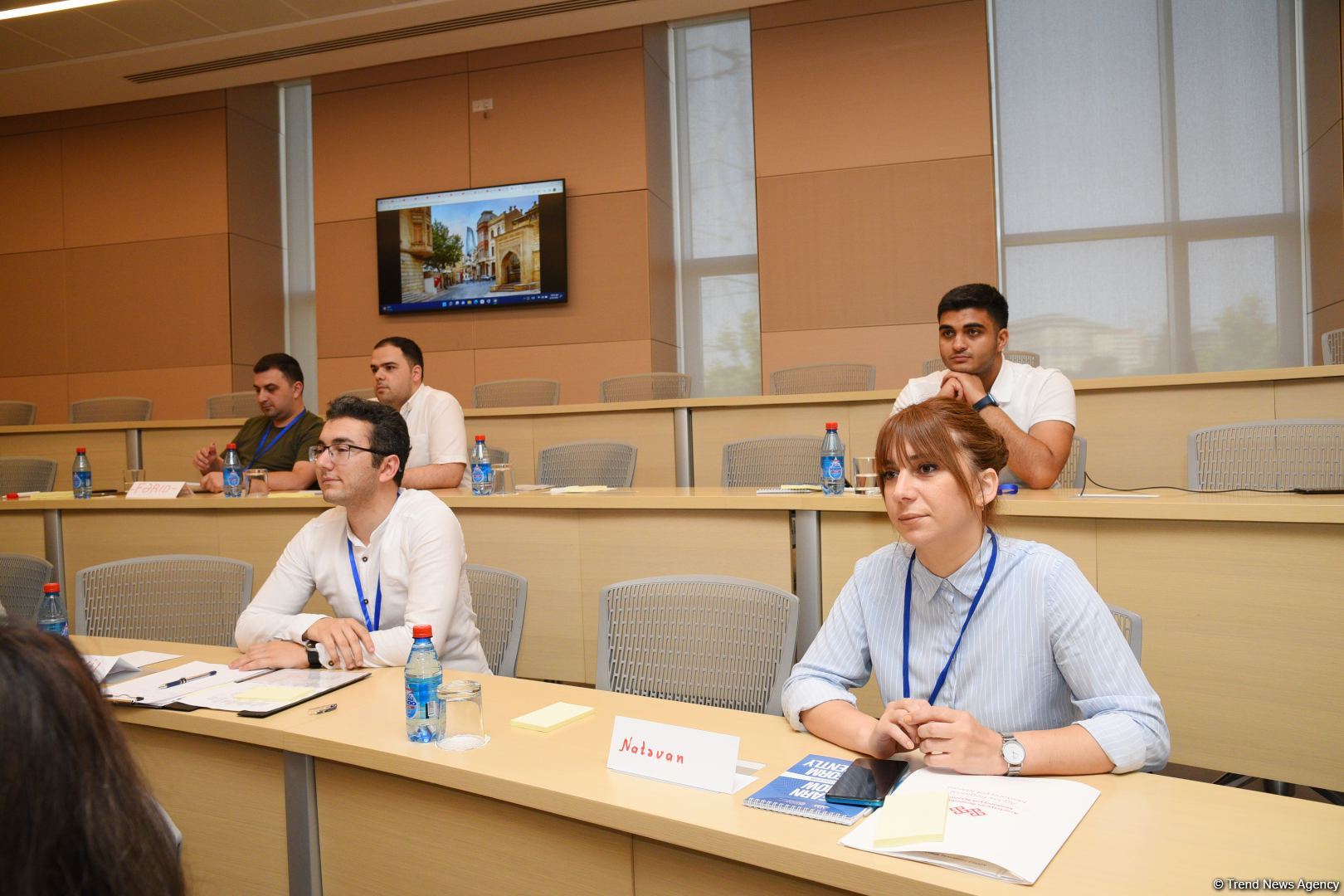 Корреспондент Trend провел тренинг для сотрудников министерства культуры Азербайджана (ФОТО)