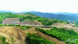 Azerbaijan continues construction of Ahmadbayli-Fuzuli-Shusha highway in liberated lands (PHOTO/VIDEO)