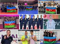 Первый вице-президент Мехрибан Алиева поздравила азербайджанских спортсменов-призеров чемпионатов Европы и мира (ФОТО)