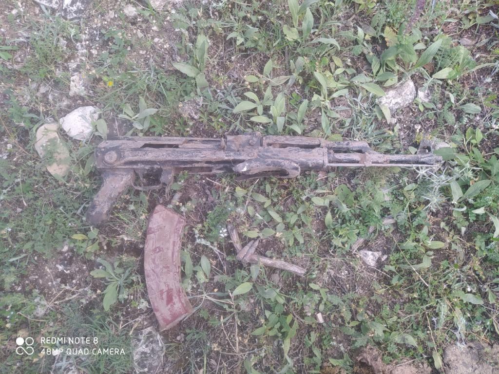 Goranboyda silah-sursat aşkar edilib (FOTO)