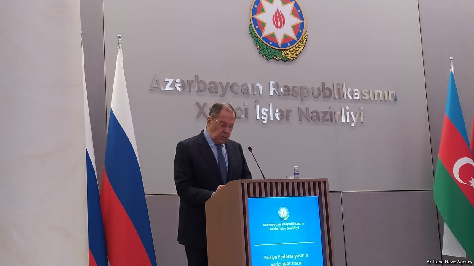 Контакты между Азербайджаном и Россией на высоком уровне осуществляются регулярно – Лавров