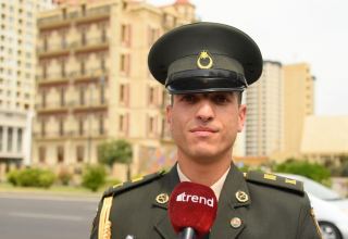 Azərbaycan Ordusu tarix yazan ordudur - Ali Hərbi İnstitunun kursantı