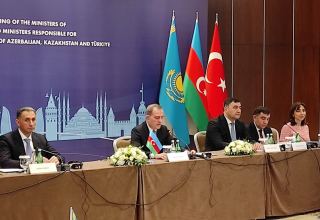 Встреча глав МИД Азербайджана, Турции и Казахстана служит обеспечению безопасности региона - Джейхун Байрамов (ФОТО)