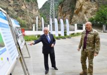 Президент Ильхам Алиев принял участие в открытии малой гидроэлектростанции “Кяльбаджар-1” (ФОТО/ВИДЕО)