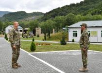 Президент Ильхам Алиев принял участие в открытии воинской части в Кяльбаджарском районе (ФОТО/ВИДЕО)