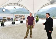 President Ilham Aliyev views master plan of Kalbajar city, lays foundation stone for Kalbajar Occupation and Victory Museums Complex (PHOTO/VIDEO)