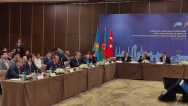 Meeting of Azerbaijani, Turkish and Kazakh FMs serving to ensure security of region – FM (PHOTO)