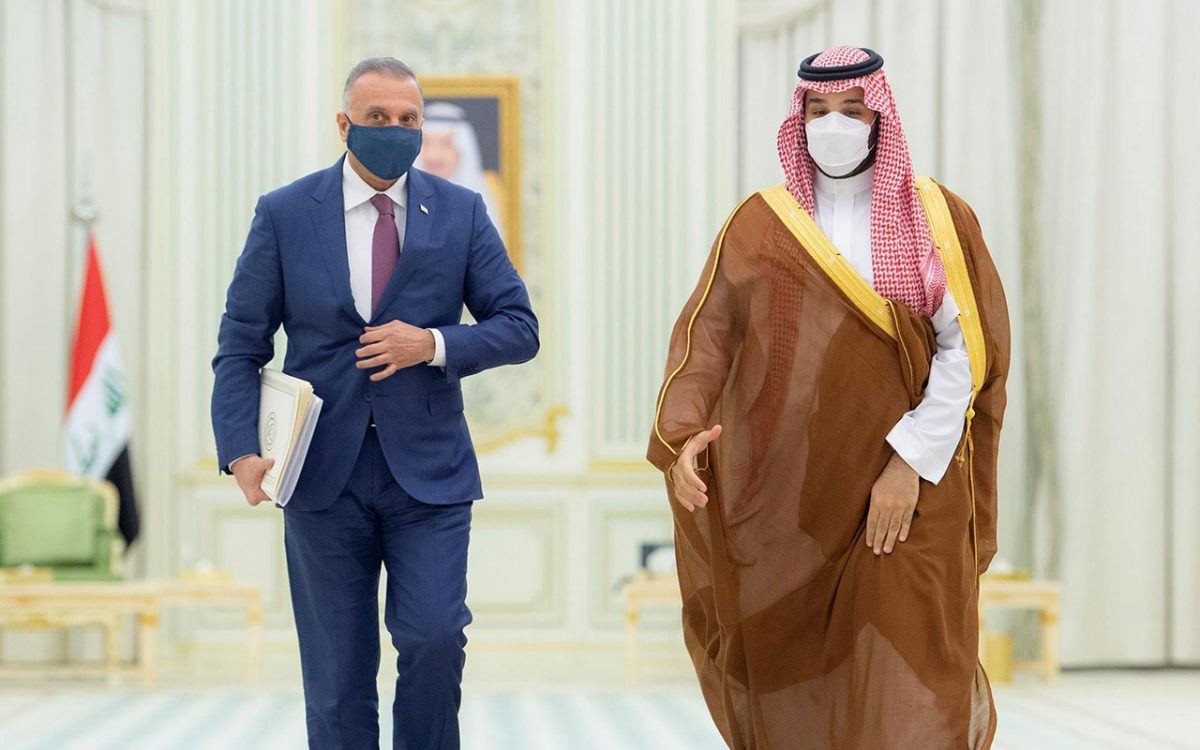 Saudi crown prince, Iraqi PM meet on bilateral ties