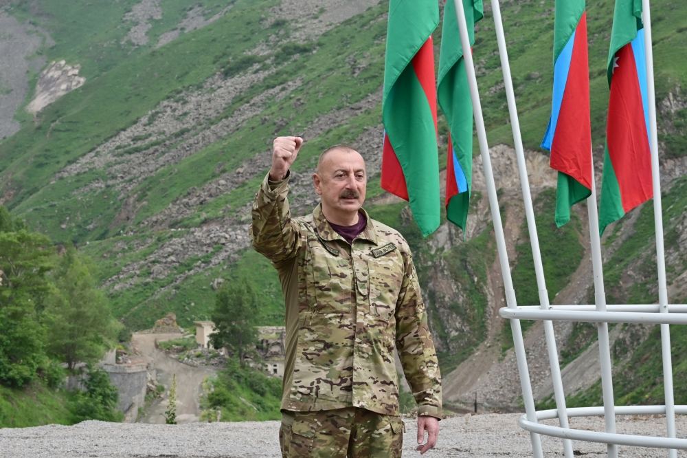 President Ilham Aliyev attends groundbreaking ceremony for Istisu sanatorium in Kalbajar (PHOTO/VIDEO)