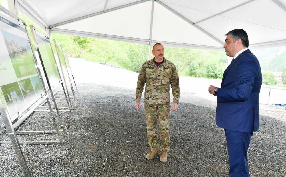 President Ilham Aliyev attends groundbreaking ceremony for Istisu sanatorium in Kalbajar (PHOTO/VIDEO)