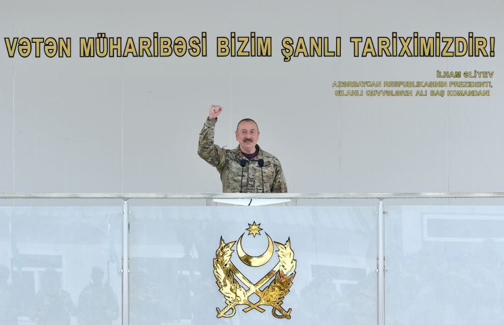 Президент Ильхам Алиев: Наши позиции на границе с Арменией будут еще более укрепляться