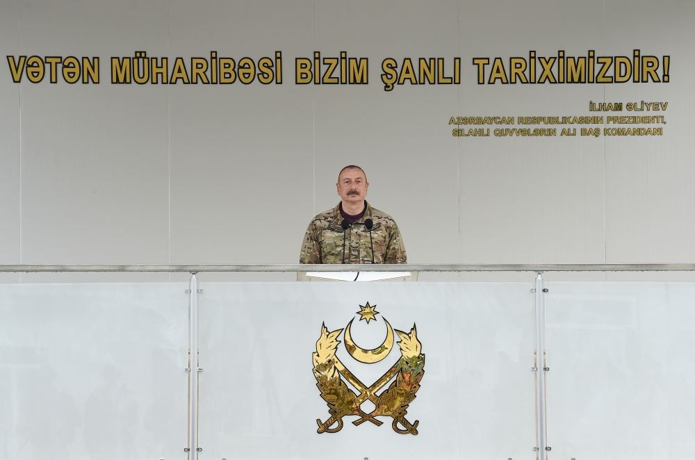 Президент Ильхам Алиев: Планируется открытие очередных воинских частей коммандос