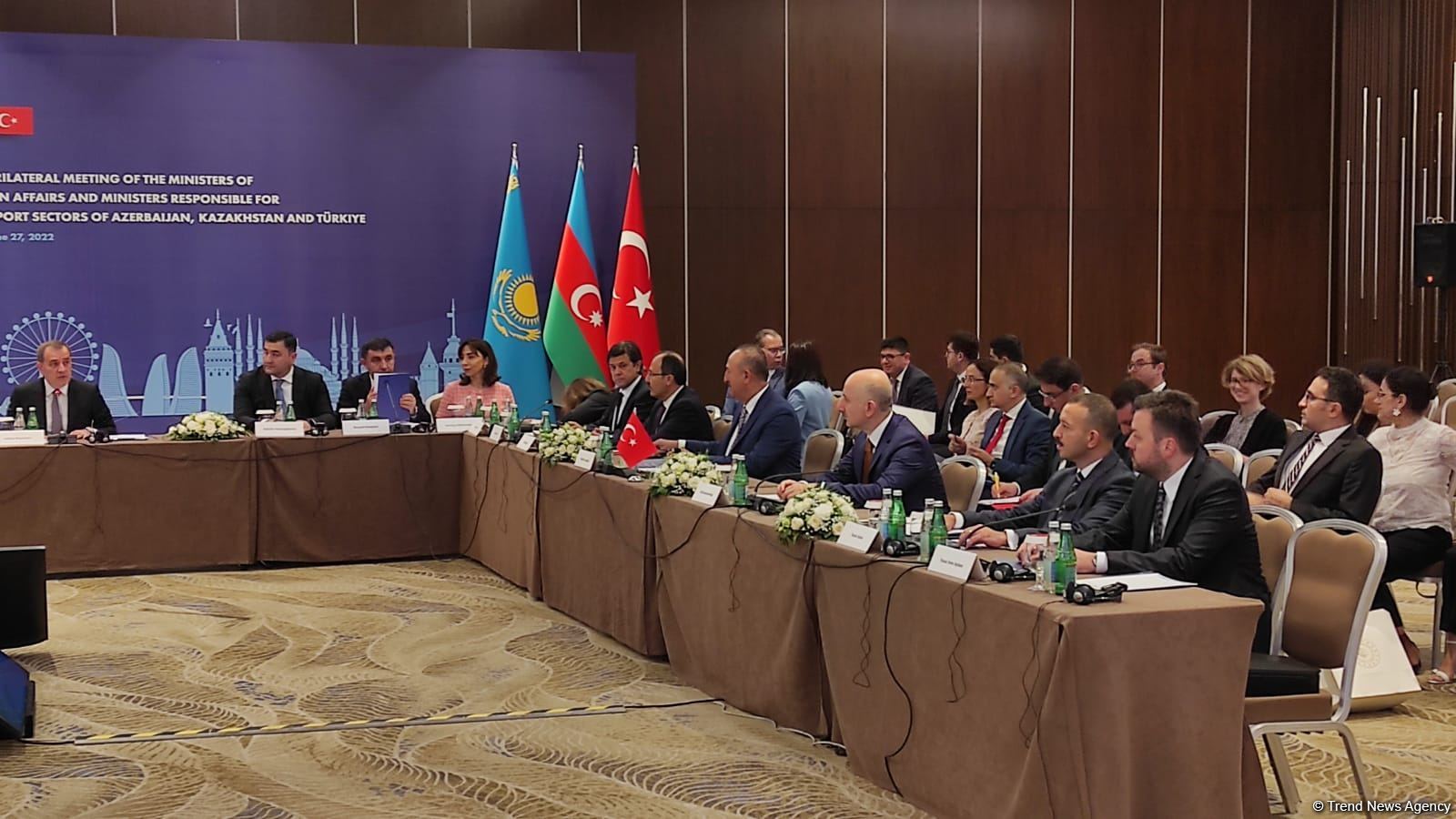 Встреча глав МИД Азербайджана, Турции и Казахстана служит обеспечению безопасности региона - Джейхун Байрамов (ФОТО)