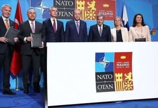 Türkiyə, İsveç və Finlandiya NATO ilə bağlı memorandum imzalayıb