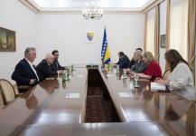 Co-chair of Nizami Ganjavi Int'l Center meets with Chairman of Presidency of Bosnia and Herzegovina (PHOTO)
