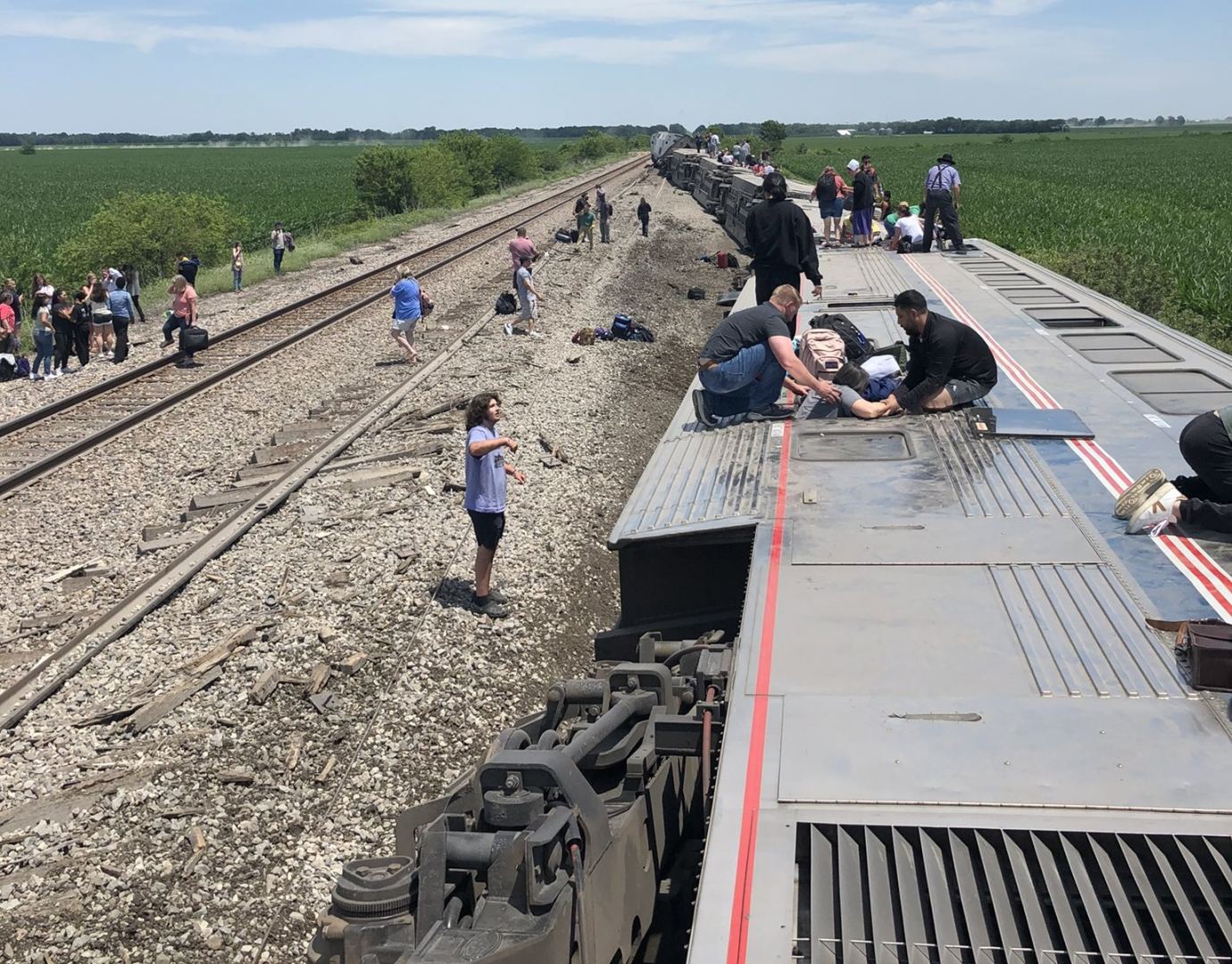 Три человека погибли в результате крушения поезда в штате Миссури
