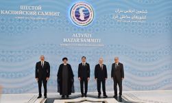 President Ilham Aliyev attends sixth Summit of Caspian Sea littoral states in Ashgabat (PHOTO/VIDEO)