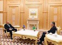 Президент Ильхам Алиев встретился с Гурбангулы Бердымухамедовым (ФОТО/ВИДЕО)