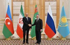 President Ilham Aliyev meets with Chairman of People's Council Chamber of National Assembly of Turkmenistan Gurbanguly Berdimuhamedov (PHOTO/VIDEO)