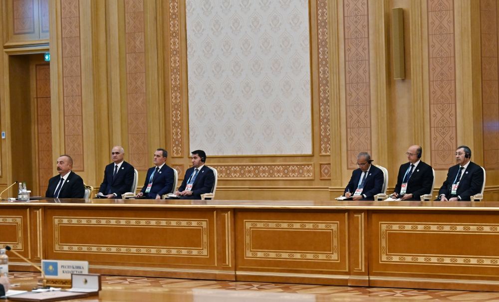President Ilham Aliyev attends sixth Summit of Caspian Sea littoral states in Ashgabat (PHOTO/VIDEO)
