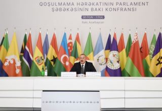 Президент Ильхам Алиев принял участие в Бакинской конференции Парламентской сети Движения неприсоединения (ФОТО/ВИДЕО)